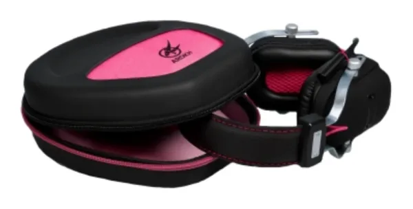 Funda Auriculares Gaming Port Arokh Negro/Rosa