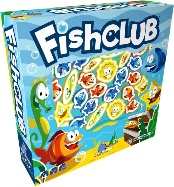 Juego de mesa fish club edad recomendada 5 años