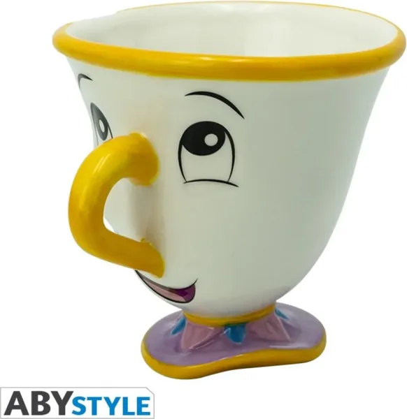 Taza 3d abystyle disney la bella y la bestia -  chip