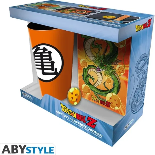 Set abysse dragon ball vaso + pin + libreta