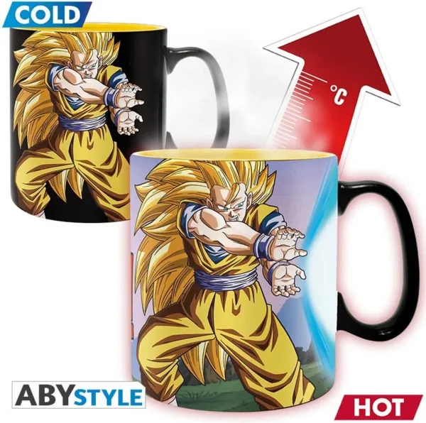 Taza termica abystyle dragon ball z kamehameha