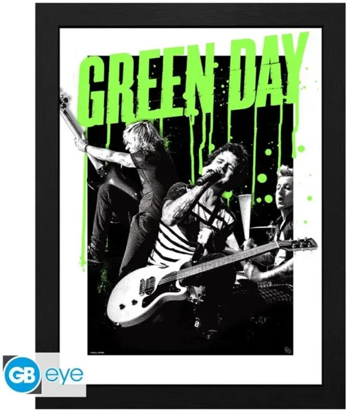 Impresion enmarcada gb eye green day live