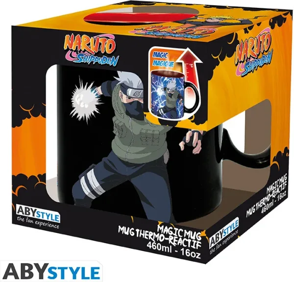 Taza abystyle naruto shippuden kakashi - itachi 460 ml