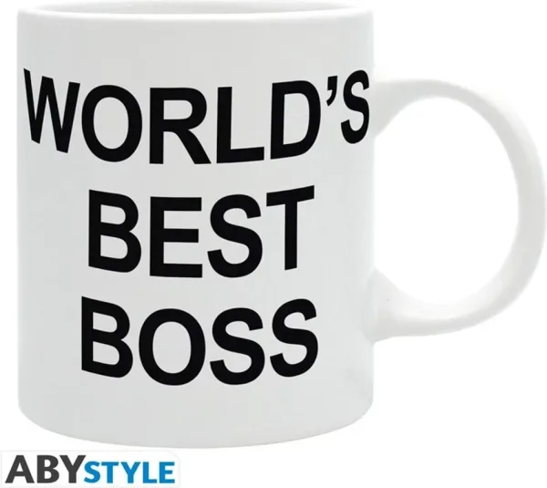 Taza abystyle the office el mejor jefe del mundo 320ml