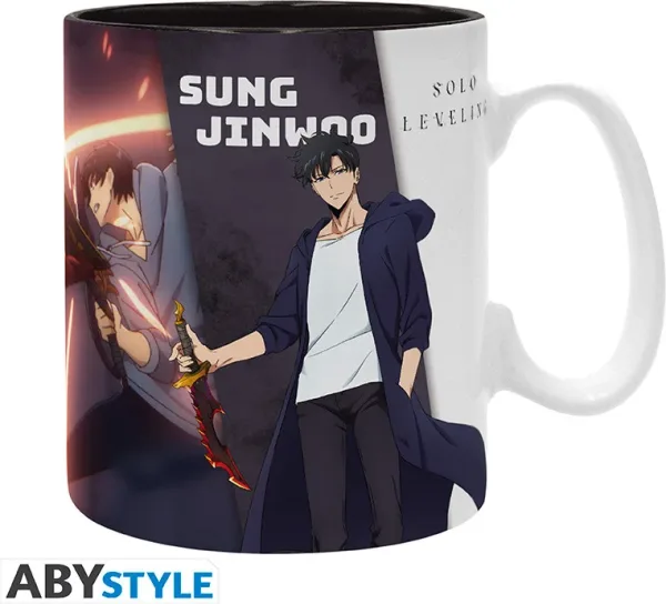 Taza abystyle solo leveling jinwoo & igris