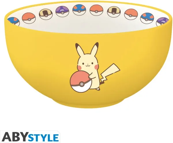 Bowl abystyle pokemon pikachu electrc type