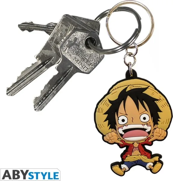 Llavero pvc abystyle luffy super deformed