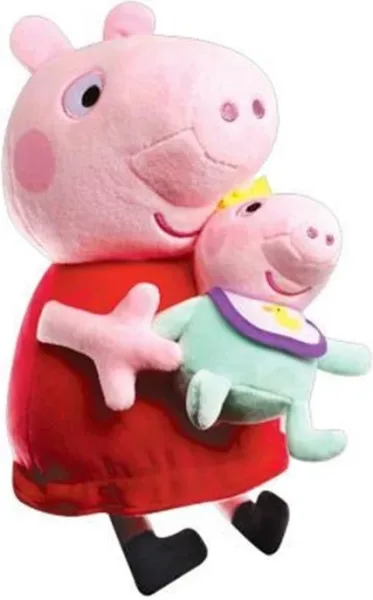 Peluche peppa pig con bebe