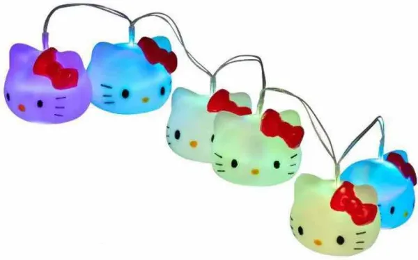 Guirnalda luminosa teknofun madcow entertainment hello kitty 1.20 m