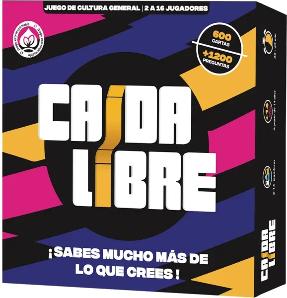 Juego de mesa caida libre edad recomendada 14 años