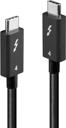 Lindy 31120 cable Thunderbolt 1 m 40 Gbit/s Negro