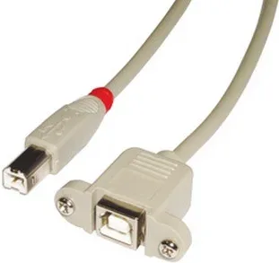 Lindy 31801 cable USB USB 2.0 1 m USB B Gris