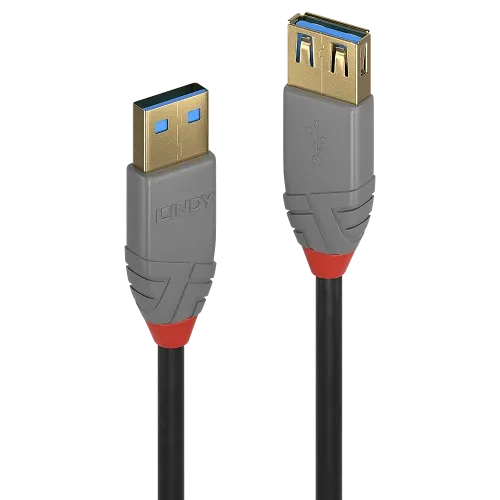 Lindy 36762 cable USB USB 3.2 Gen 1 (3.1 Gen 1) 2 m USB A Negro