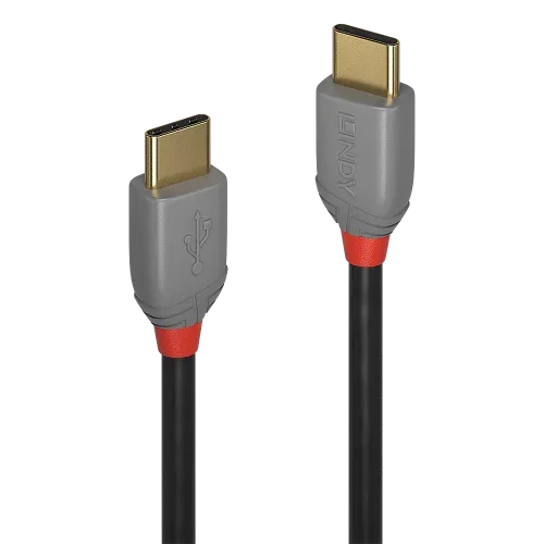 Lindy 36871 cable USB USB 2.0 1 m USB C Negro, Gris
