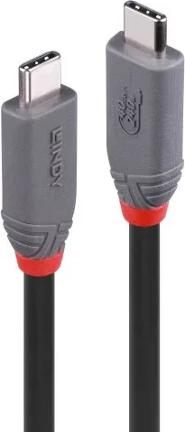 Lindy 36957 cable USB USB4 Gen 3x2 1,5 m USB C Negro