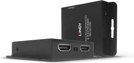 Lindy 38208 extensor audio/video Transmisor y receptor de señales AV Negro