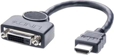 Lindy 41227 adaptador de cable de vídeo 0,2 m DVI-D HDMI Negro
