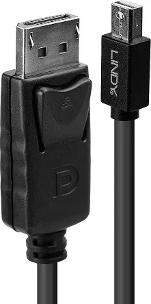 Lindy 41647 cable DisplayPort 3 m Mini DisplayPort Negro
