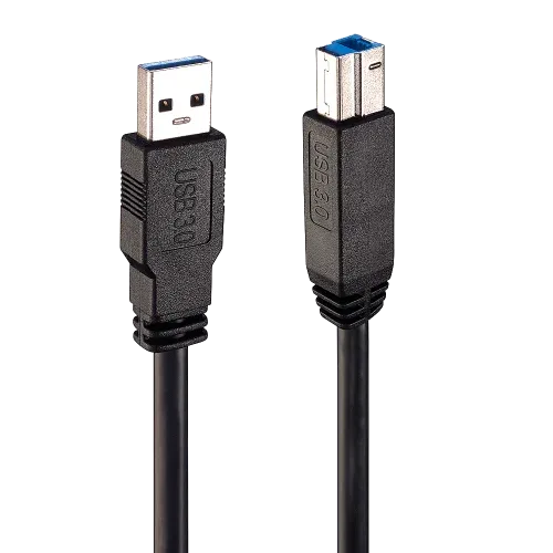 Lindy 43098 cable USB USB 3.2 Gen 1 (3.1 Gen 1) 10 m USB A USB B Negro