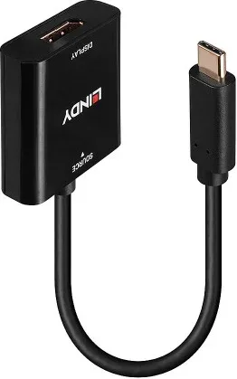 Lindy 43269 Adaptador gráfico USB 3840 x 2160 Pixeles Negro