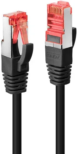 Lindy 47782 cable de red Negro 7,5 m Cat6 S/FTP (S-STP)