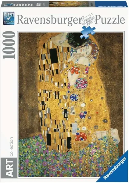 Puzzle ravensburger klimt: el beso 1000 piezas