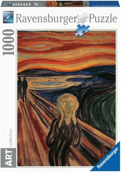 Puzzle ravensburger munch: el grito 1000 piezas