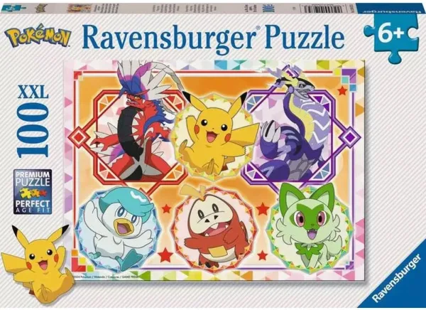 Puzzle ravensburger pokemon 6+ 100 piezas