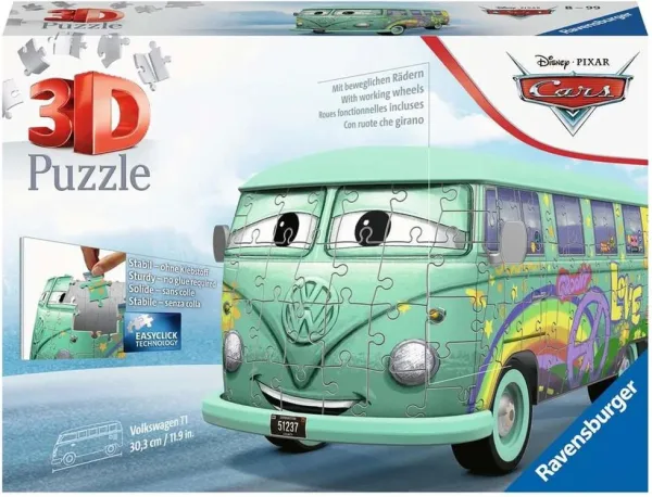 Puzzle 3d ravenzburger cars volkswagen t1 fillmore