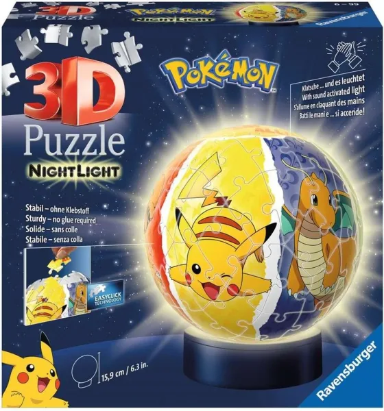 Puzzle 3d ravensburger nightlamp pokemon