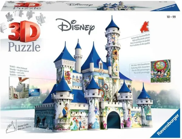 Puzzle 3d ravensburger castillo disney