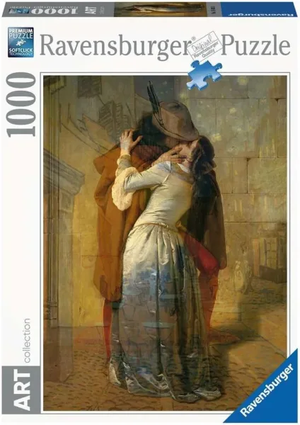 Puzzle ravensburger hayez: el beso 1000 piezas