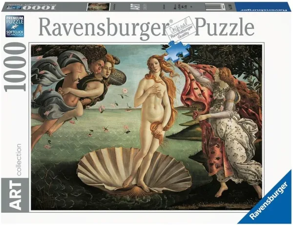 Puzzle ravensburger botticelli: el nacimiento de venus 1000 piezas