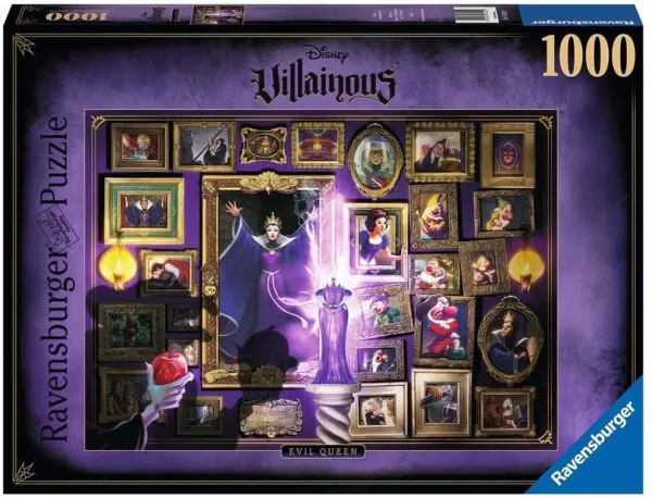 Puzzle ravensburger disney villainous: evil queen 1000 piezas