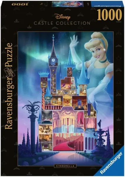 Puzzle ravensburger disney castles -  cenicienta 1000 piezas