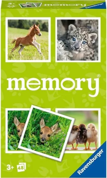 Juego de mesa ravensburger memory animal baby bag