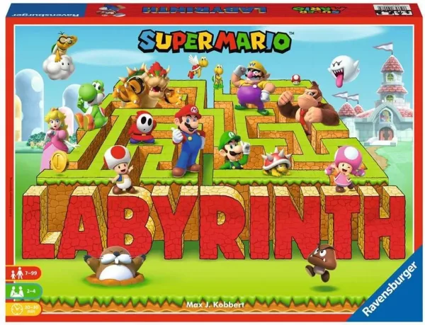 Juego de mesa ravensburger labyrinth super mario