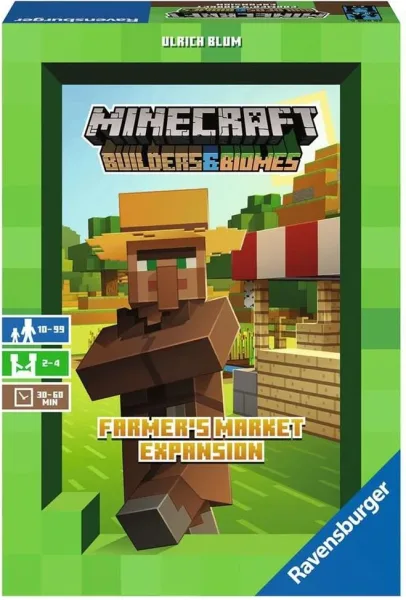 Juego de mesa ravensburger minecraft farmer's market esp.