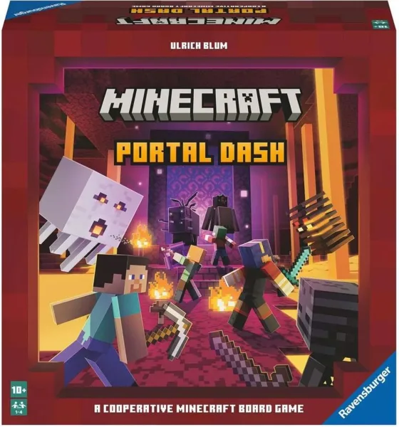Juego de mesa ravensburger minecraft portal dash (ex magma & monsters)