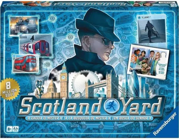 Juego de mesa ravensburger scotland yard refresh 40º