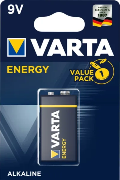 Blister pilas varta alcalina energy 6lr61 9v
