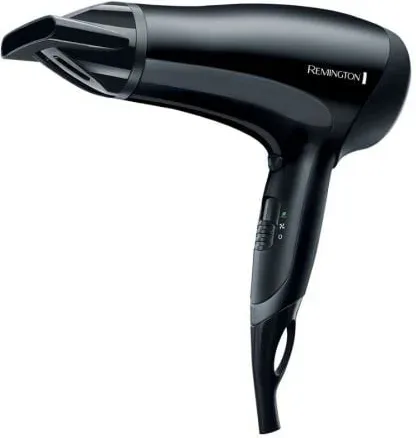 Secador Remington Power Dry 2000 D3010/ 2000W/ Iónico/ Negro