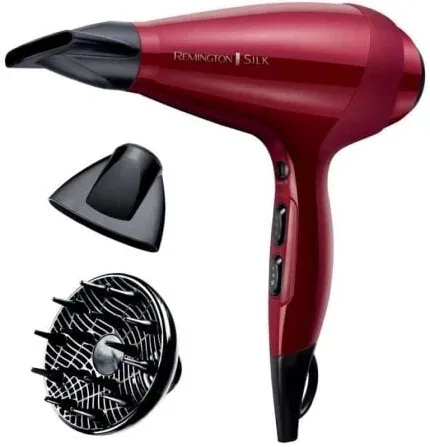 Secador Remington Silk Dryer AC9096/ 2400W/ Iónico/ Rojo