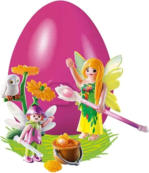 Playmobil hada con varita magica y flor
