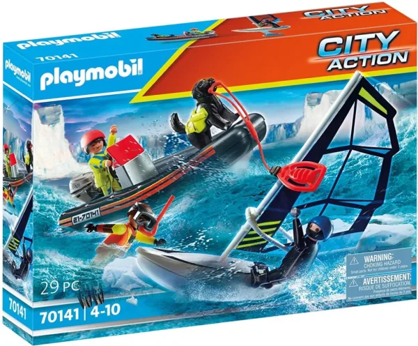 Playmobil rescate maritimo : rescate polar con bote