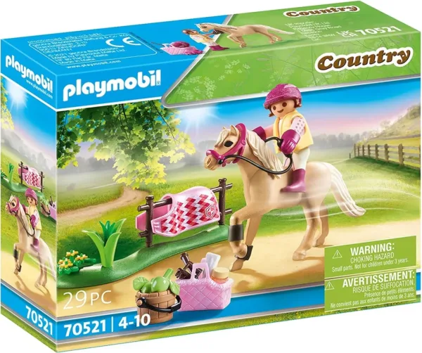 Playmobil coleccionable poni de equitacion aleman