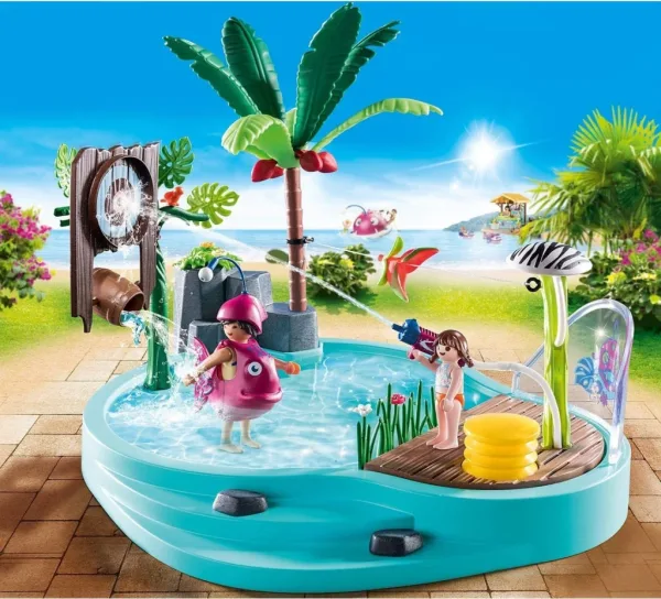 Playmobil piscina divertida con rociador de agua