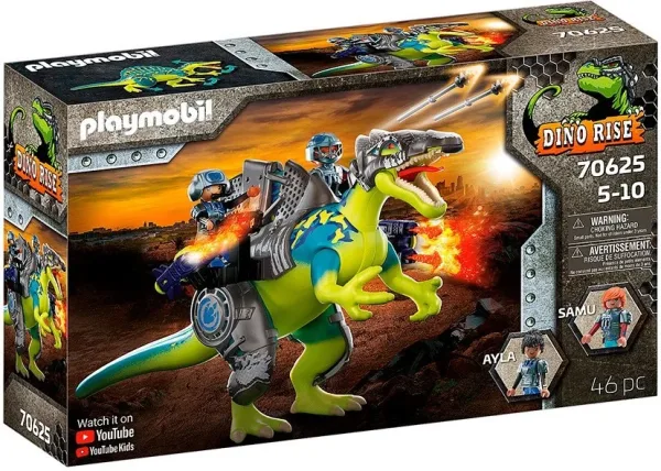 Playmobil spinosaurus: doble poder de defensa