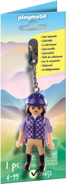 Playmobil llavero jinete