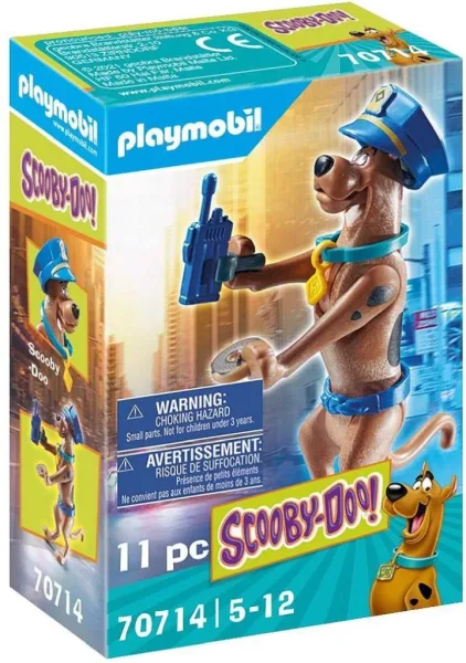 Playmobil scooby - doo! figura coleccionable policia